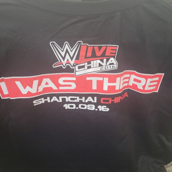 WwE ShanGhai China "I was There T- shirt "2016 - Picture 3 of 3